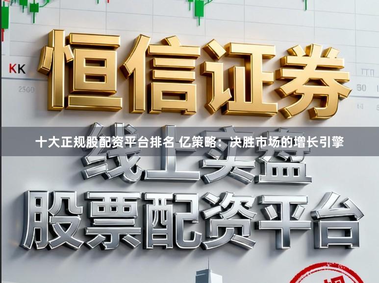 十大正规股配资平台排名 亿策略：决胜市场的增长引擎