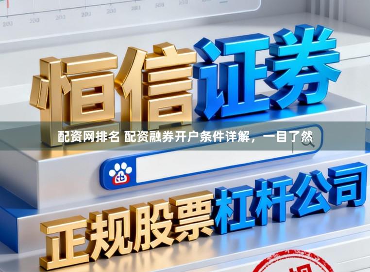配资网排名 配资融券开户条件详解，一目了然
